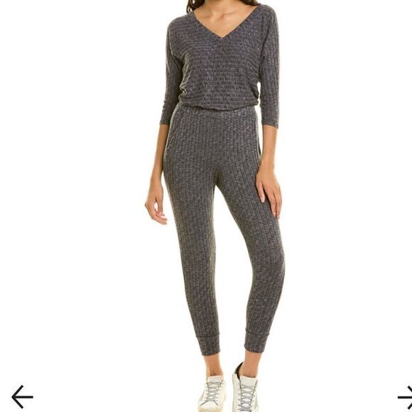 Michael Stars Rex Off-The-Shoulder Jumpsuit - Picture 3 of 9